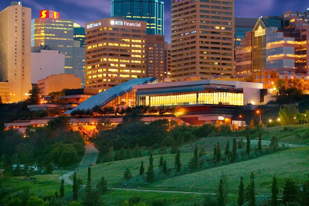 Hall D at Dusk