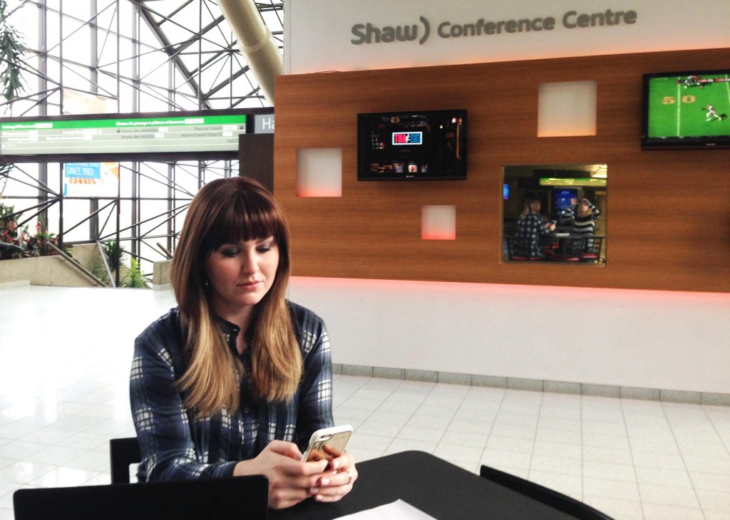 Alex working from the Pedway Level at the SCC.