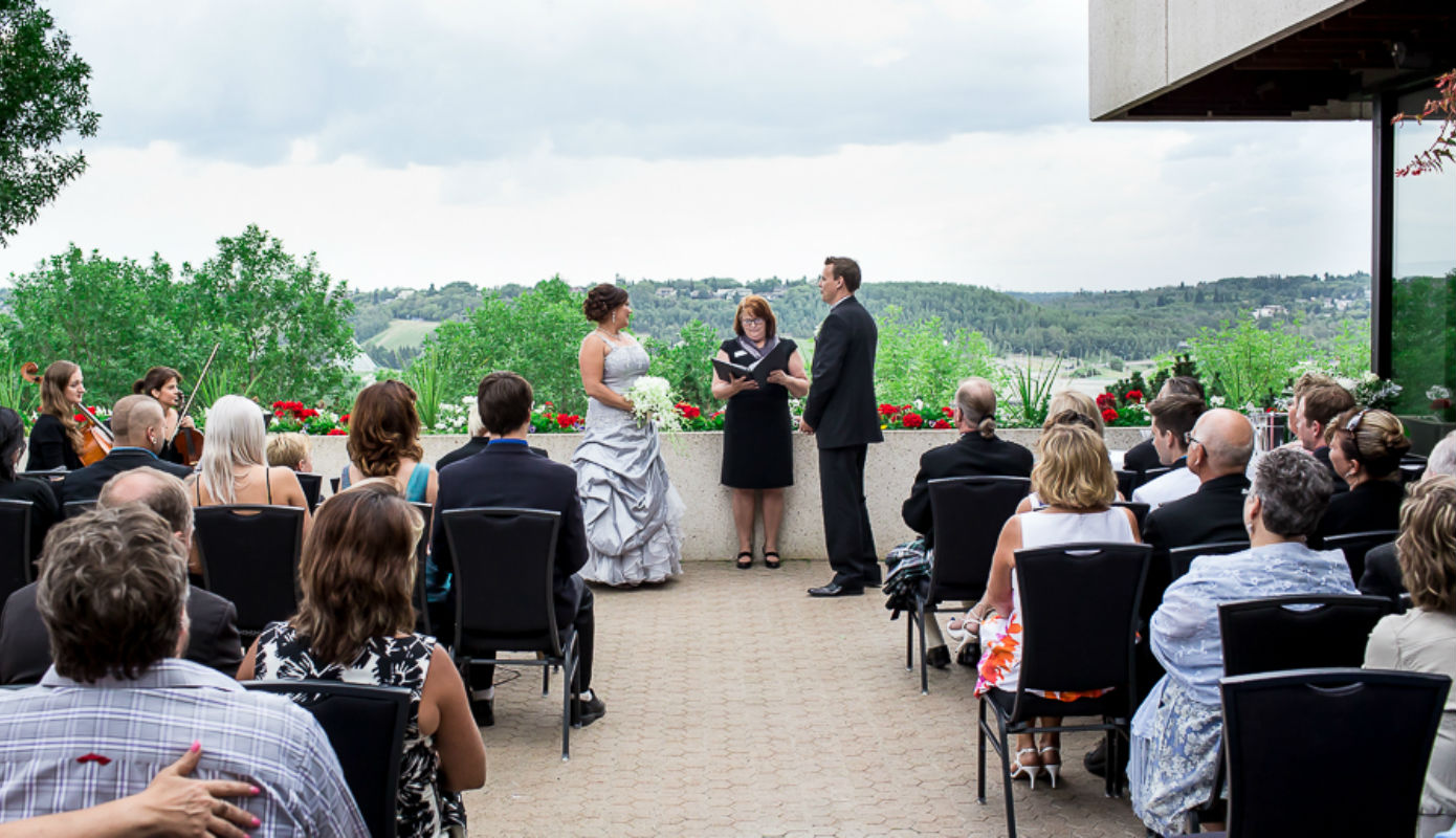 Riverview Room Wedding Patio