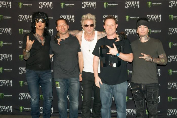 Kevin Radomski w/ Motley Crue