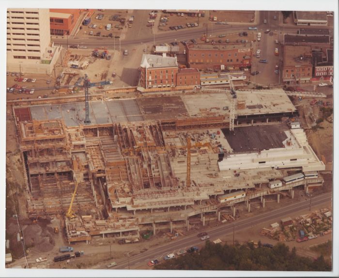 Edmonton Convention Centre construction 1983